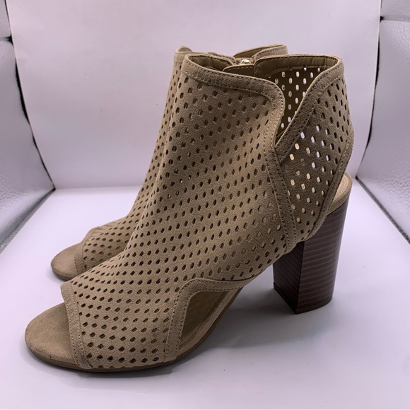 Circus NY by Sam Edelman open toe cut out heel sandals size 8.5 beige - Picture 2 of 10